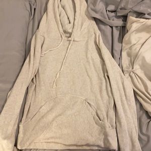 beige hoodie